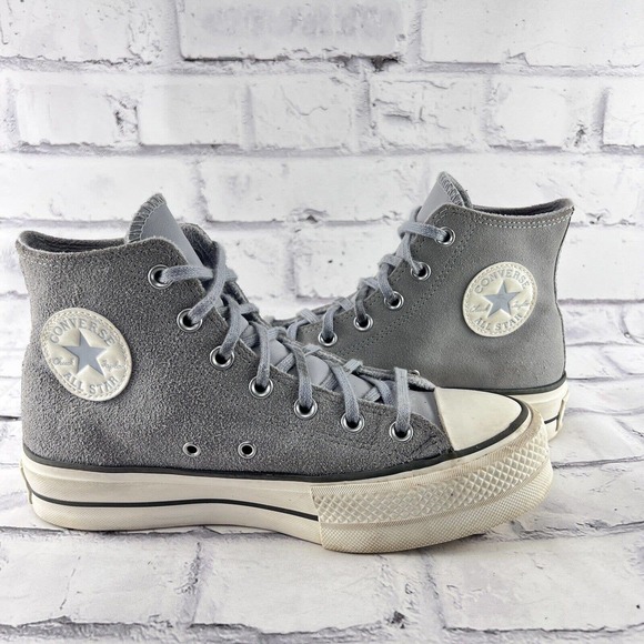Converse Shoes - Converse Chuck Taylor Women's 8 Lift Cozy Platform Suede Sneakers Fleece Lined